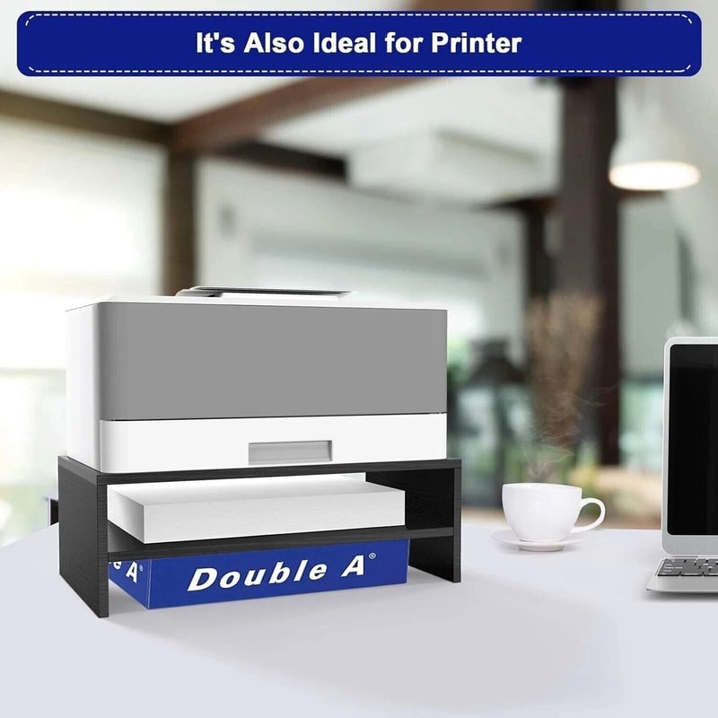 Ergonomic Monitor Stand Riser Laptop Table With Desk Organizer And Phone Slot 1