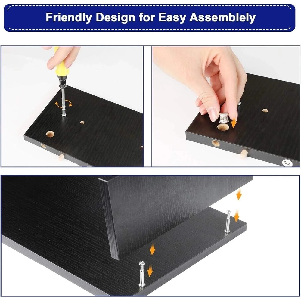 Ergonomic Monitor Stand Riser Laptop Table With Desk Organizer And Phone Slot 3