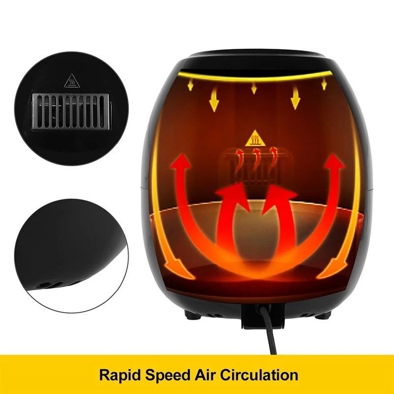 Air Fryer Oven Nonstick Oil Free Cooker With 7 Presets 3