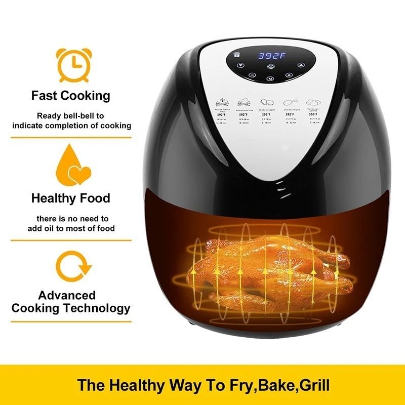 Air Fryer Oven Nonstick Oil Free Cooker With 7 Presets 4