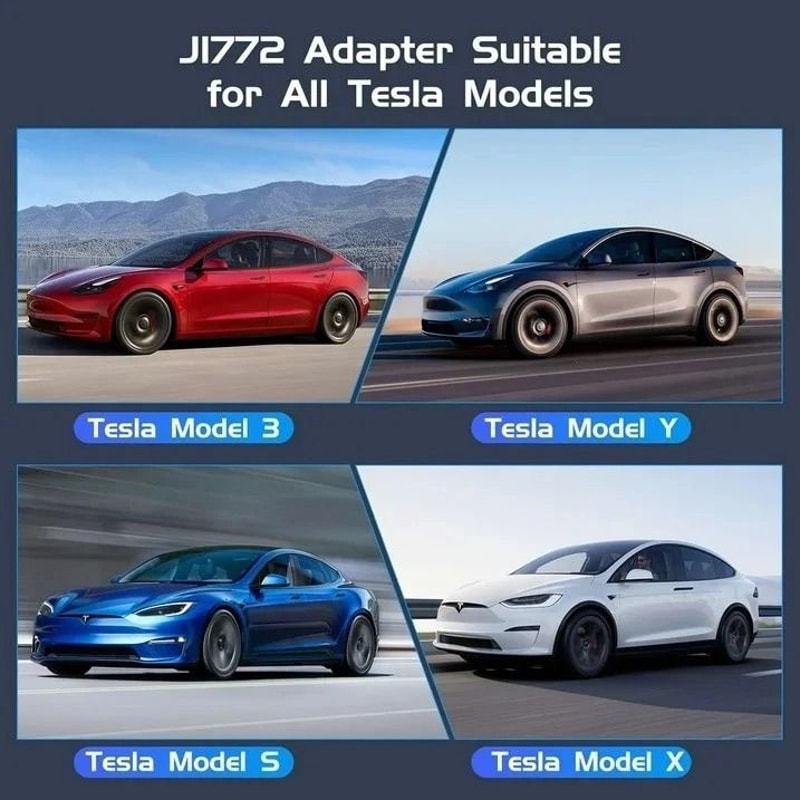 J1772 To Tesla Adapter For Model 3 Y S X 4