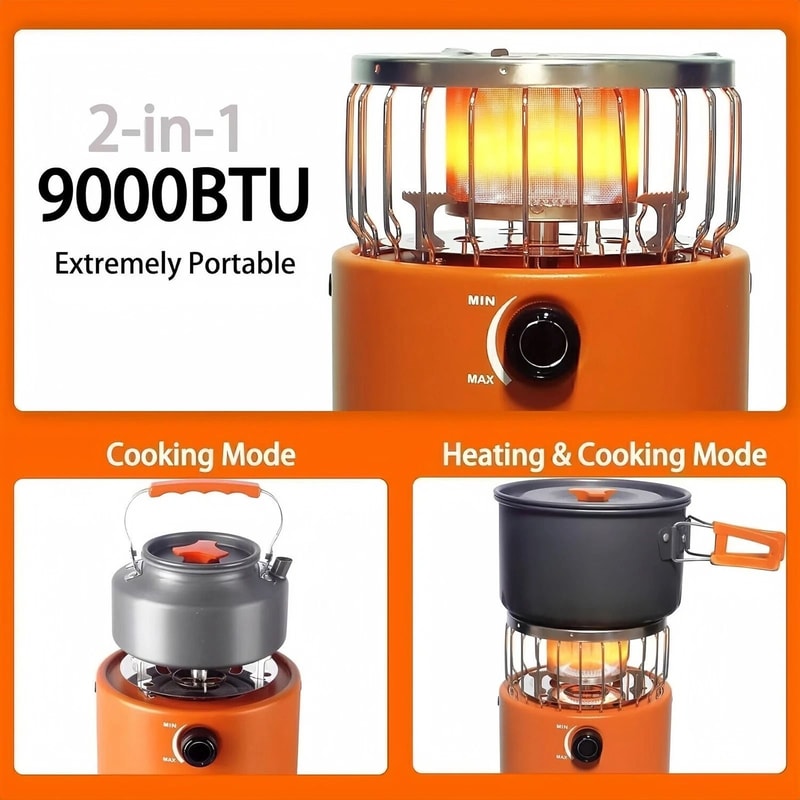 Portable Propane Heater Stove For Camping Outdoor Cooking And Warmth 6