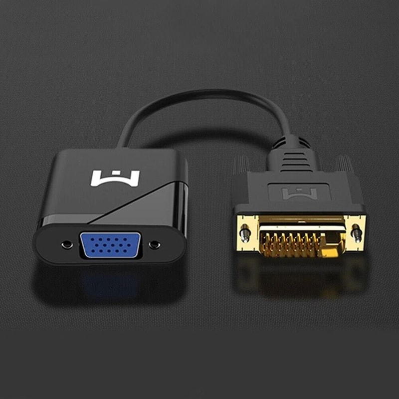 DVI To VGA Adapter 1080P HD Pin DVI Male To VGA Female Converter 1