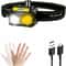 Lumen Rechargeable LED Headlamp With Motion Sensor 0