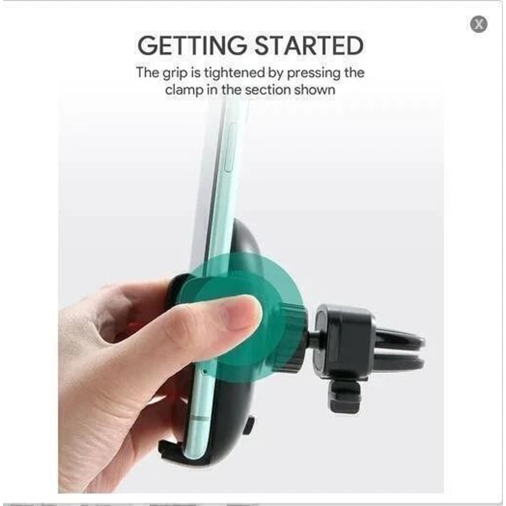 360 Universal Air Vent Car Phone Holder For Hands Free GPS Viewing 2