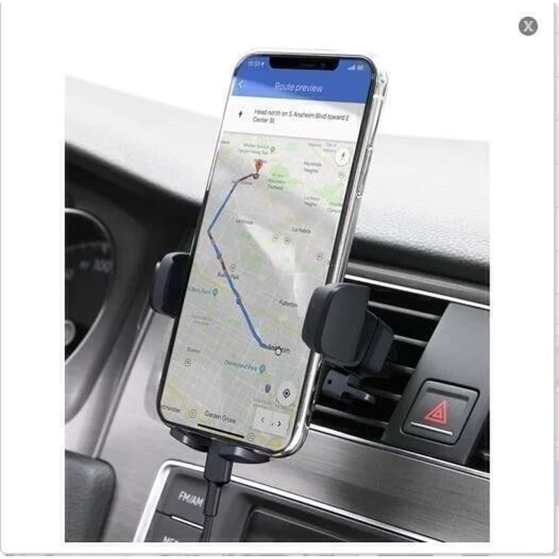 360 Universal Air Vent Car Phone Holder For Hands Free GPS Viewing 5