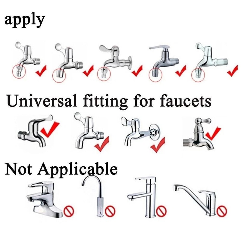 8 Pattern Garden Hose Nozzle High Pressure Leak Proof Water Sprayer 3