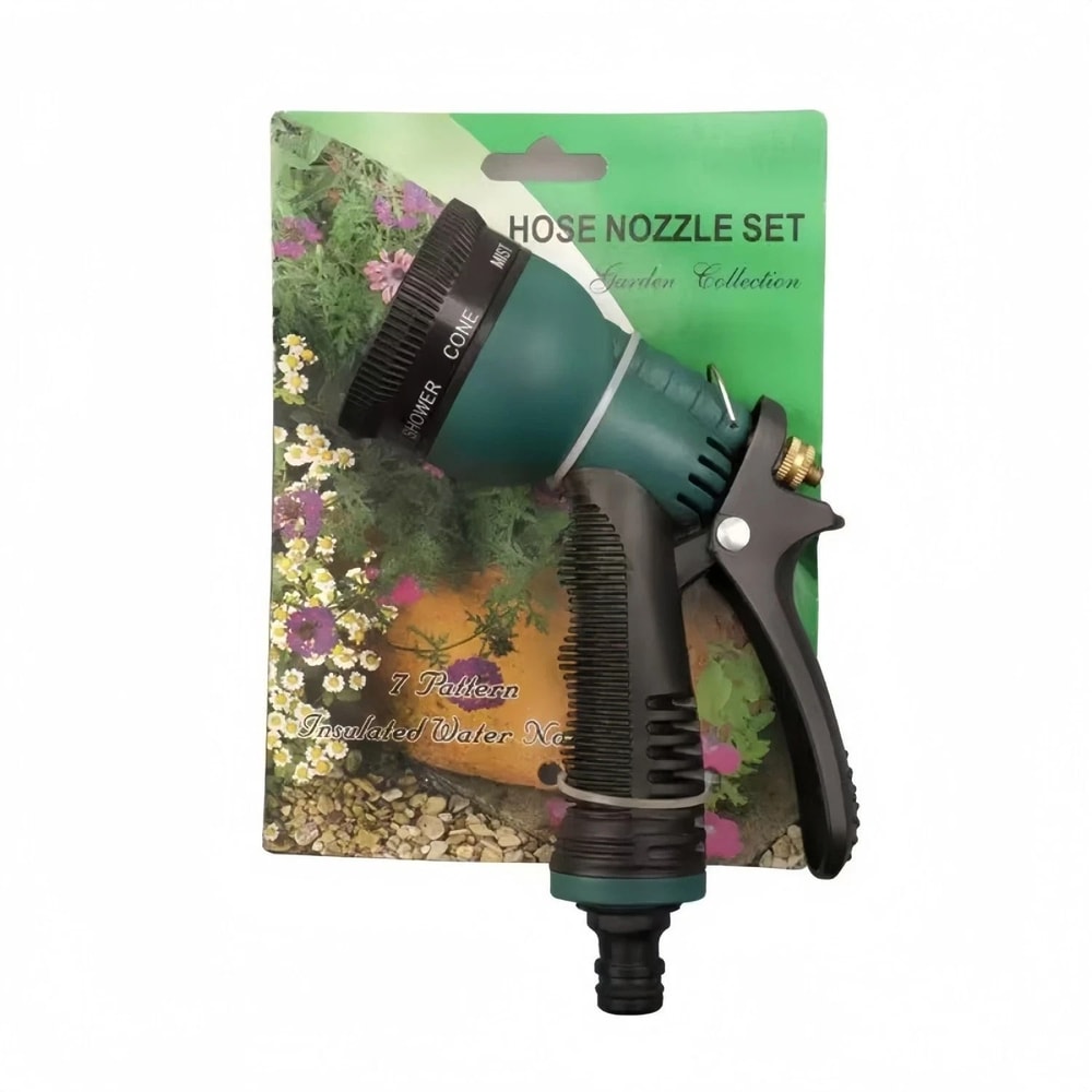 8 Pattern Garden Hose Nozzle High Pressure Leak Proof Water Sprayer 8