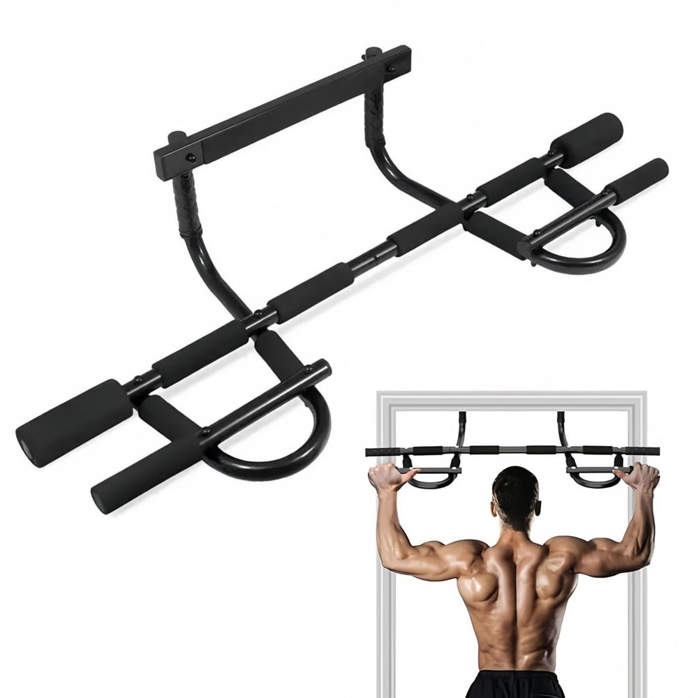 Heavy Duty Doorway Pull Up Bar For Home Strength Training 8