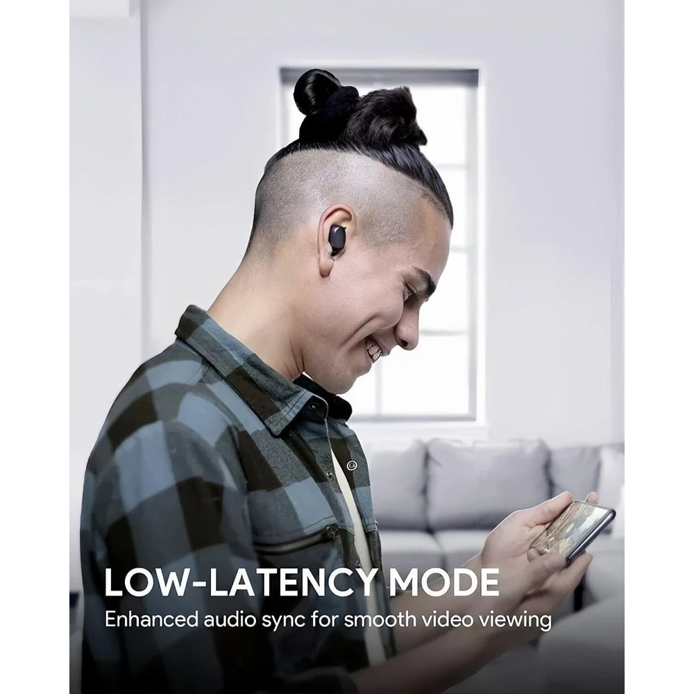 Waterproof True Wireless Earbuds With Bluetooth Stereo Sound And In Ear Detection 1