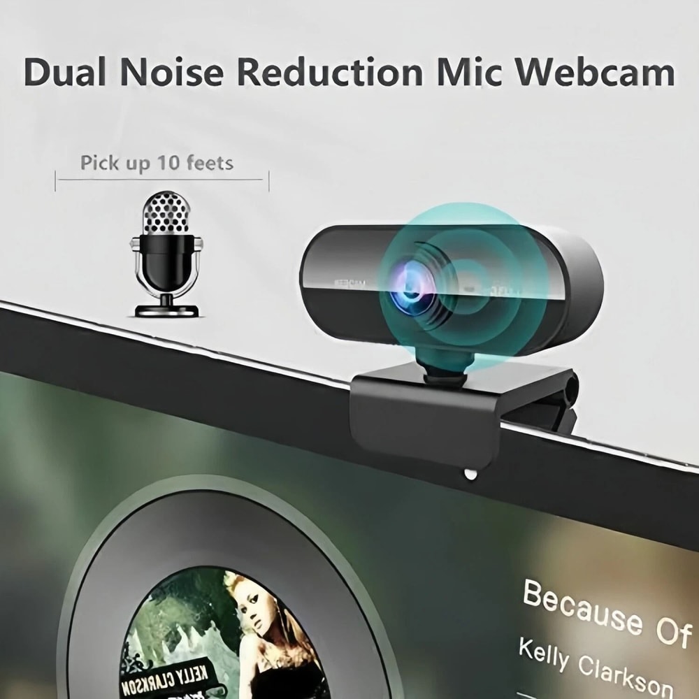 Full HD USB Webcam With Microphone For Laptop And Desktop 1