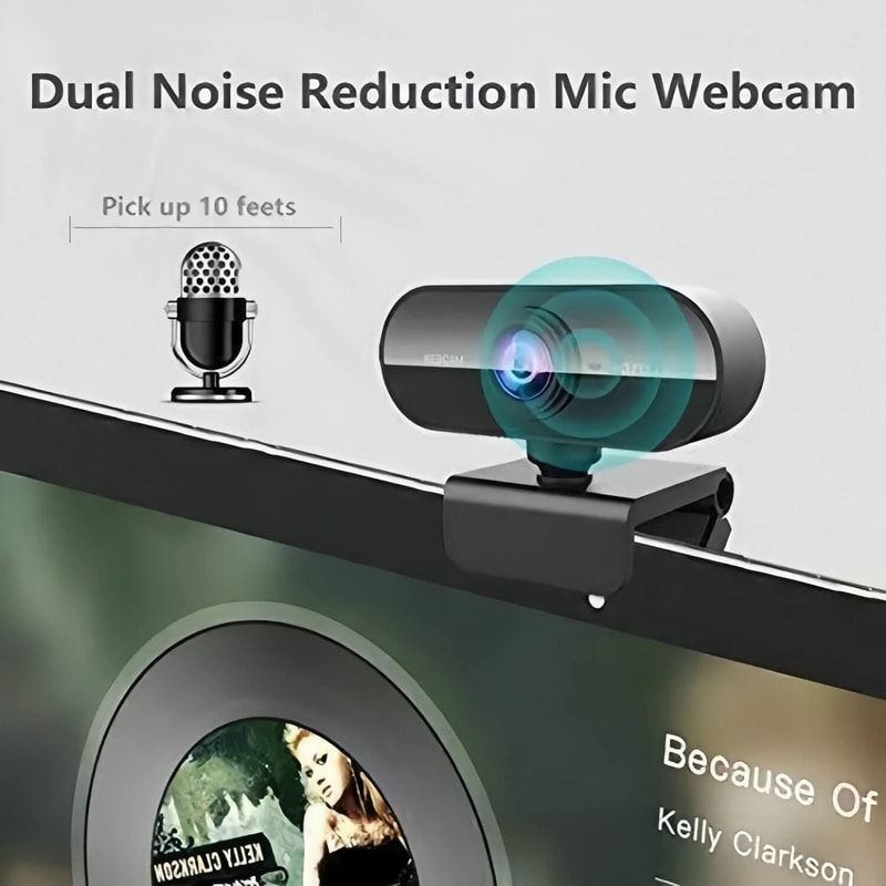 Full HD USB Webcam With Microphone For Laptop And Desktop 1