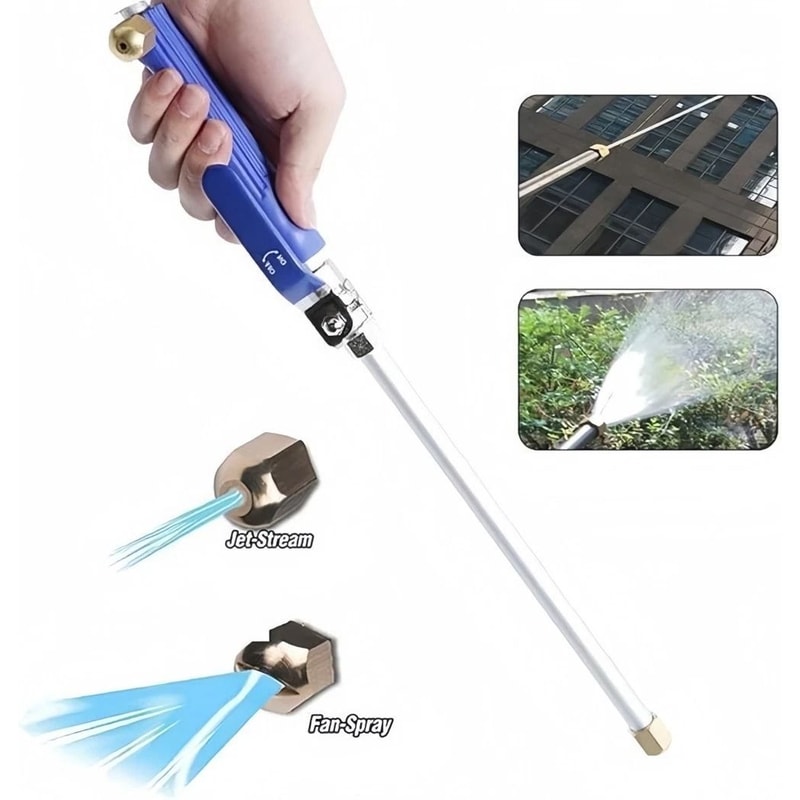 High Pressure Hose Nozzle Power Washer Wand For Garden Hose 8
