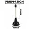 Heavy Duty Rubber Toilet Plunger For Sink Drain Clogs 3