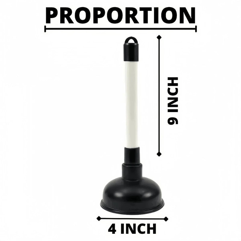 Heavy Duty Rubber Toilet Plunger For Sink Drain Clogs 3