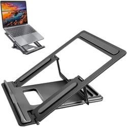 adjustable aluminum laptop stand foldable portable notebook holder