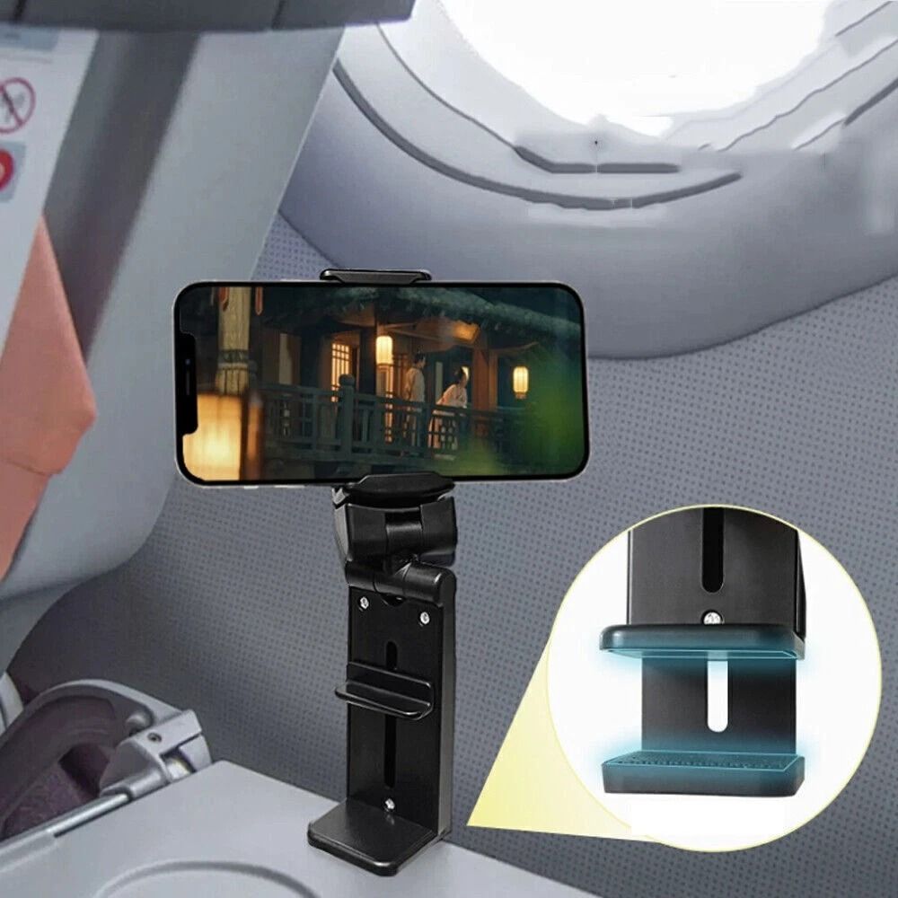 Universal Airplane Phone Holder 360 Rotation Travel Phone Mount For Desk And Car 6