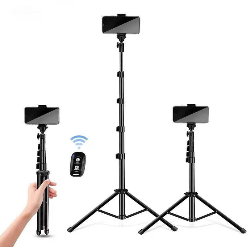 Phone Tripod Selfie Stick With Wireless Remote 4
