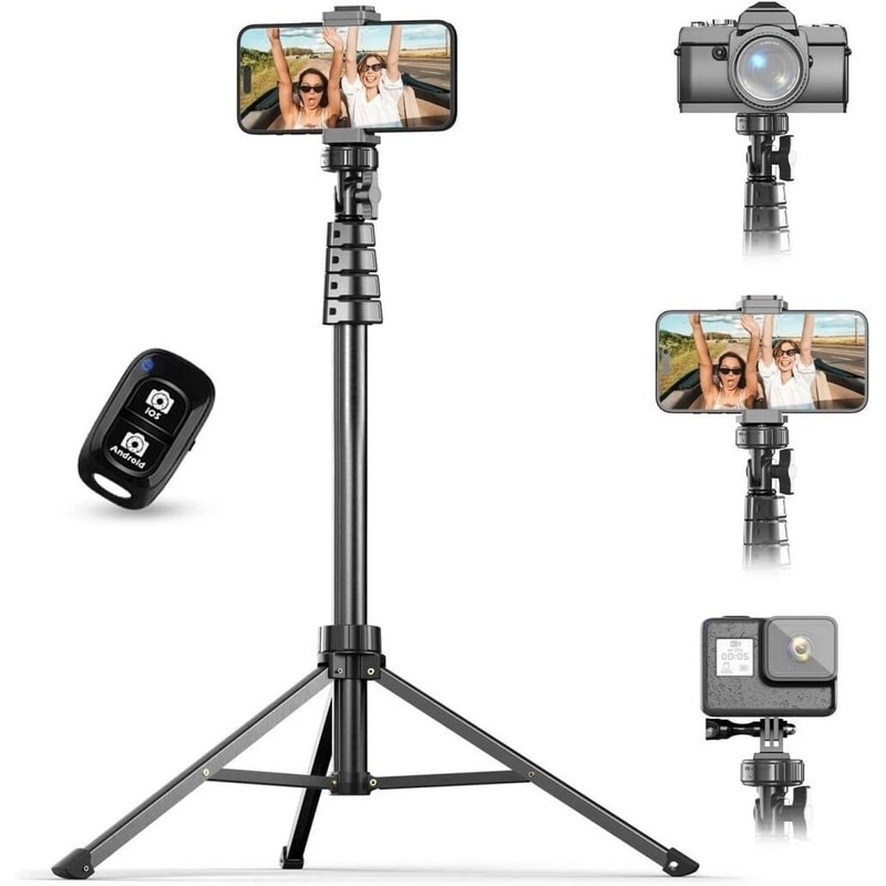 Phone Tripod Selfie Stick With Wireless Remote 5