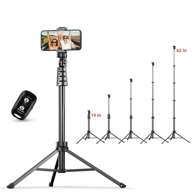 Phone Tripod Selfie Stick With Wireless Remote 6