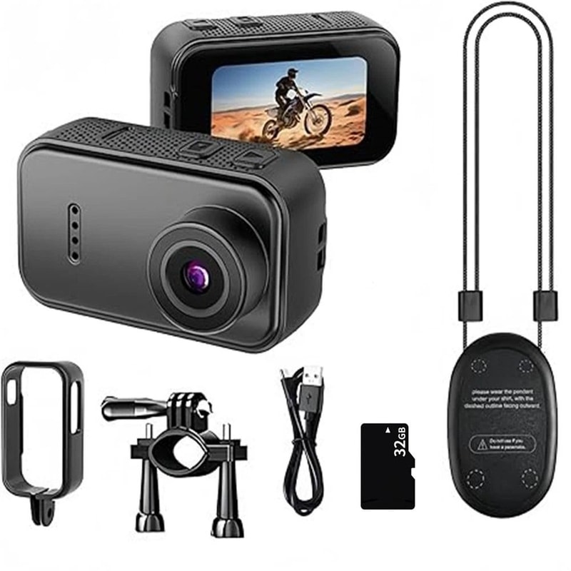 Compact Mini Body Camera With Video And IR Night Vision Clip DVR 0