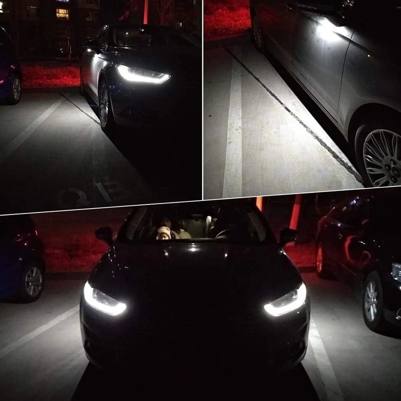 LED Side Mirror Puddle Lights For 20052014 Ford White 2