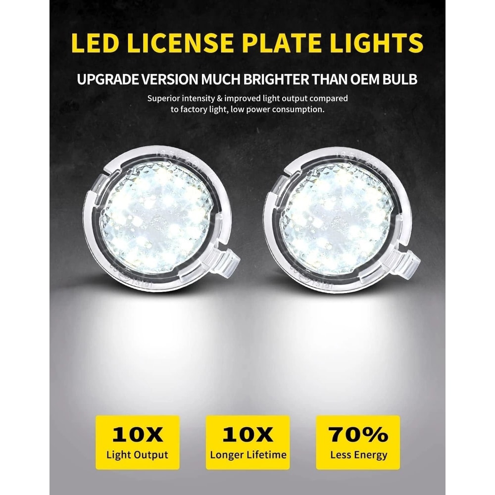 LED Side Mirror Puddle Lights For 20052014 Ford White 5