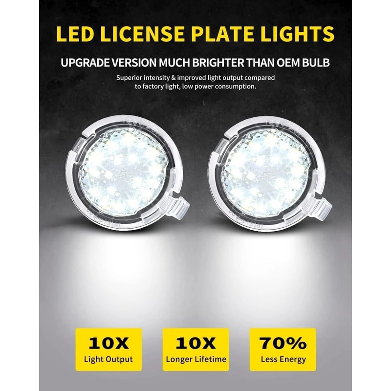 LED Side Mirror Puddle Lights For 20052014 Ford White 5