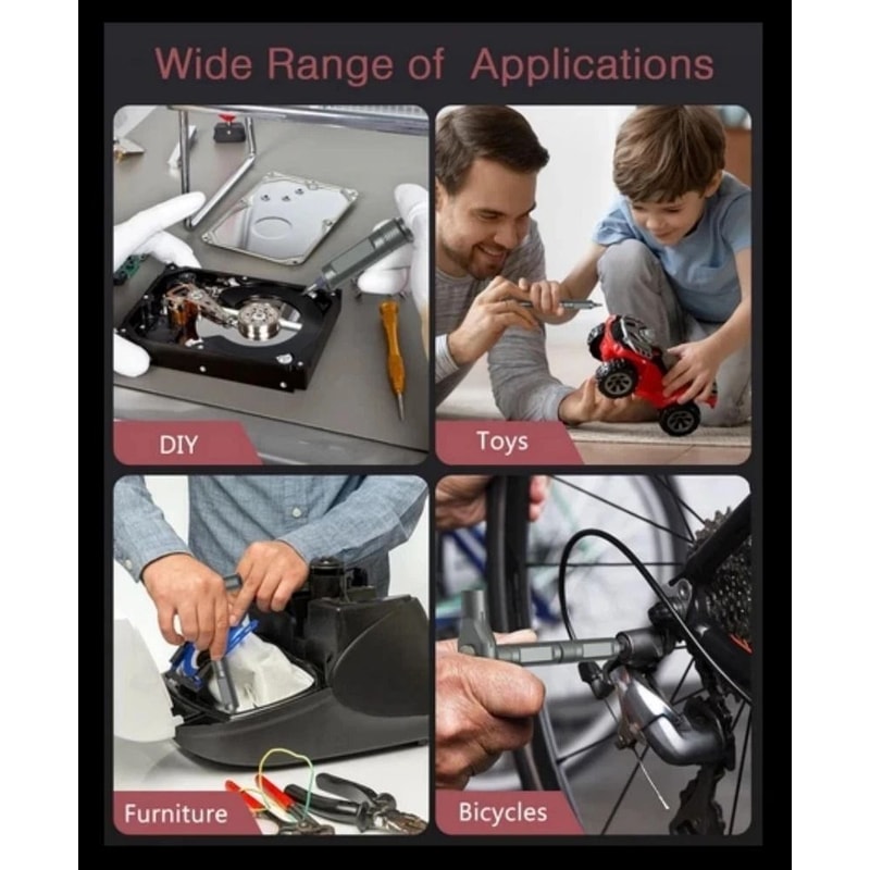 42 In 1 Magnetic Ratchet Screwdriver Set For DIY Repairs 1