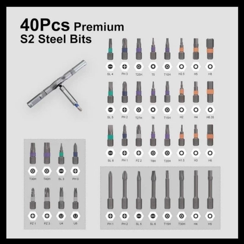 42 In 1 Magnetic Ratchet Screwdriver Set For DIY Repairs 14