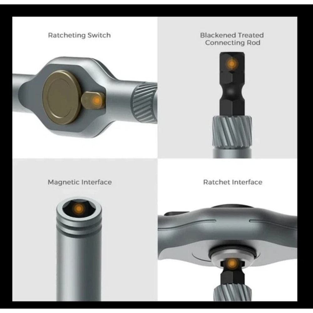 42 In 1 Magnetic Ratchet Screwdriver Set For DIY Repairs 4