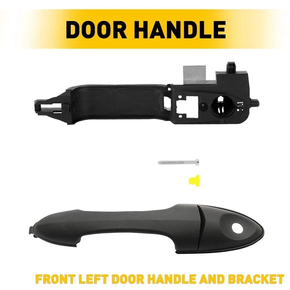 Ford Focus Exterior Door Handle Front Rear Left Black 7