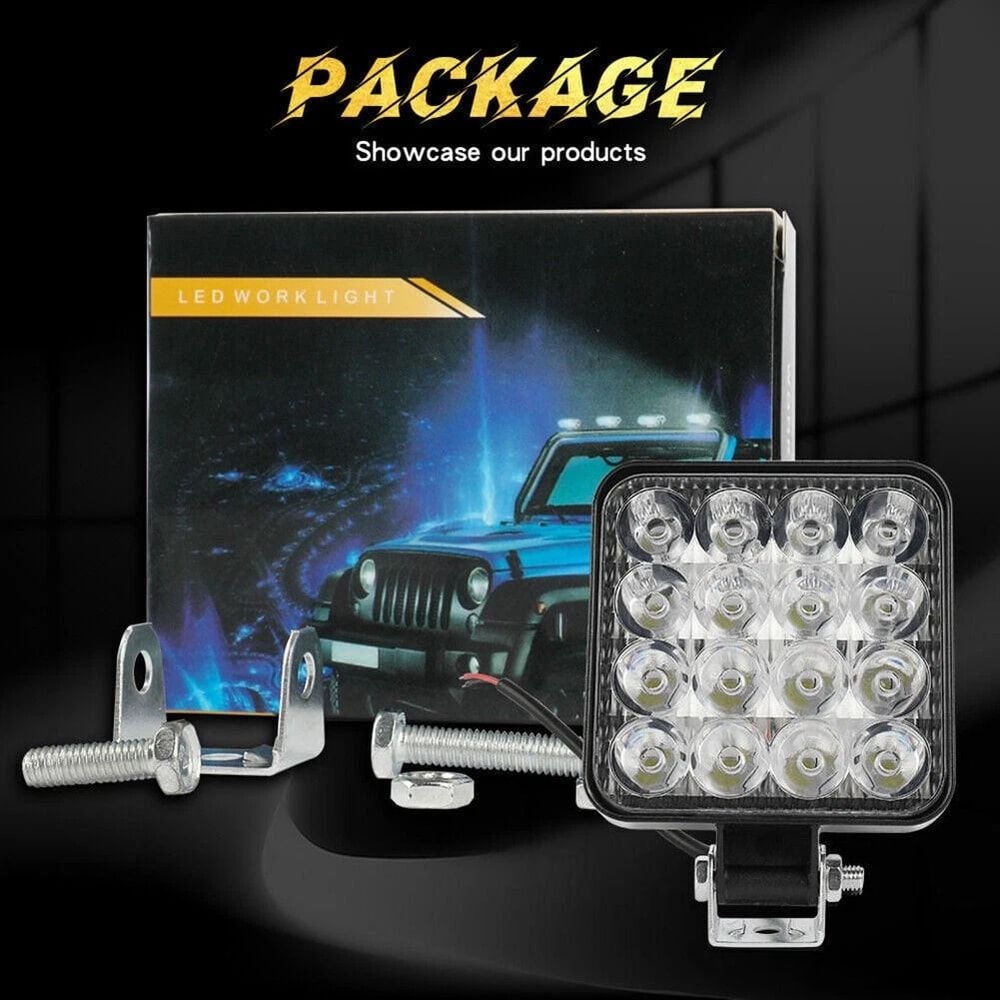 LED Work Light Pods For Off Road Driving Tractor Fog Lights 2