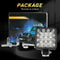LED Work Light Pods For Off Road Driving Tractor Fog Lights 2