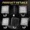 LED Work Light Pods For Off Road Driving Tractor Fog Lights 3