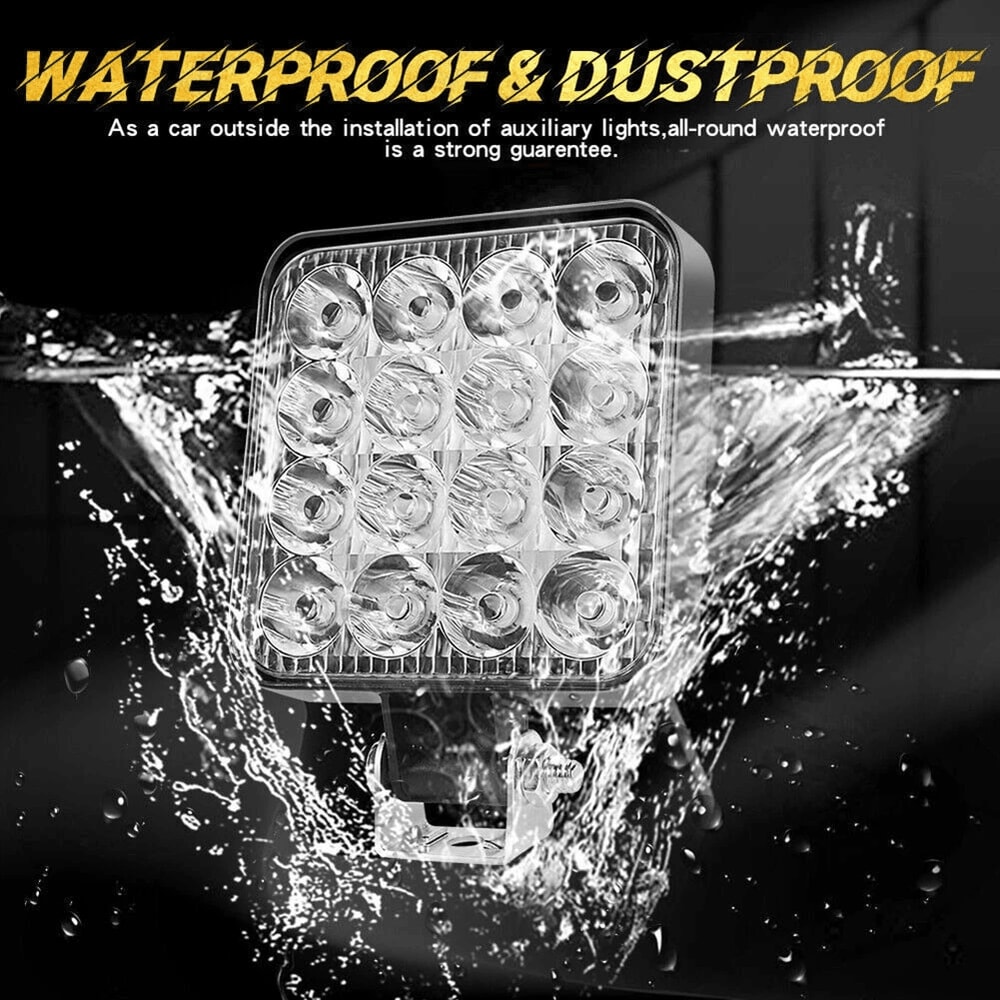 LED Work Light Pods For Off Road Driving Tractor Fog Lights 5