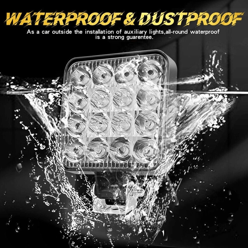 LED Work Light Pods For Off Road Driving Tractor Fog Lights 5