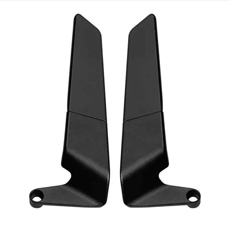 Yamaha MT Rearview Side Mirrors Adjustable Foldable Black Pair 5