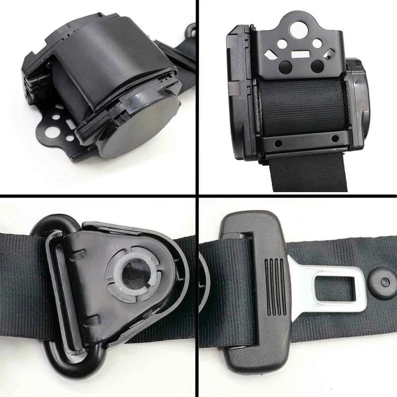 3 Point Seat Belt Retractable Seat Belt Kit For Cars Trucks RVs 3