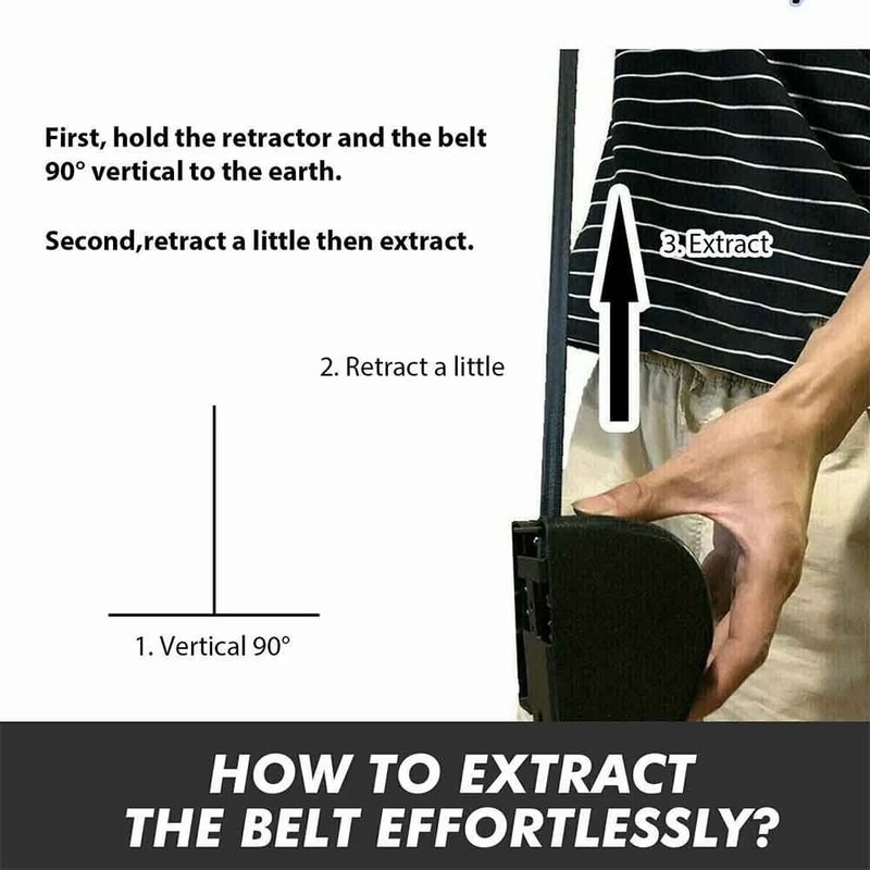 3 Point Seat Belt Retractable Seat Belt Kit For Cars Trucks RVs 7