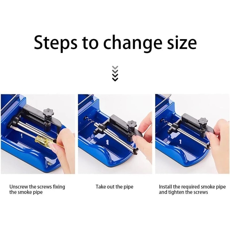 Compact Automatic Cigarette Rolling Machine Electric Tobacco Injector 2