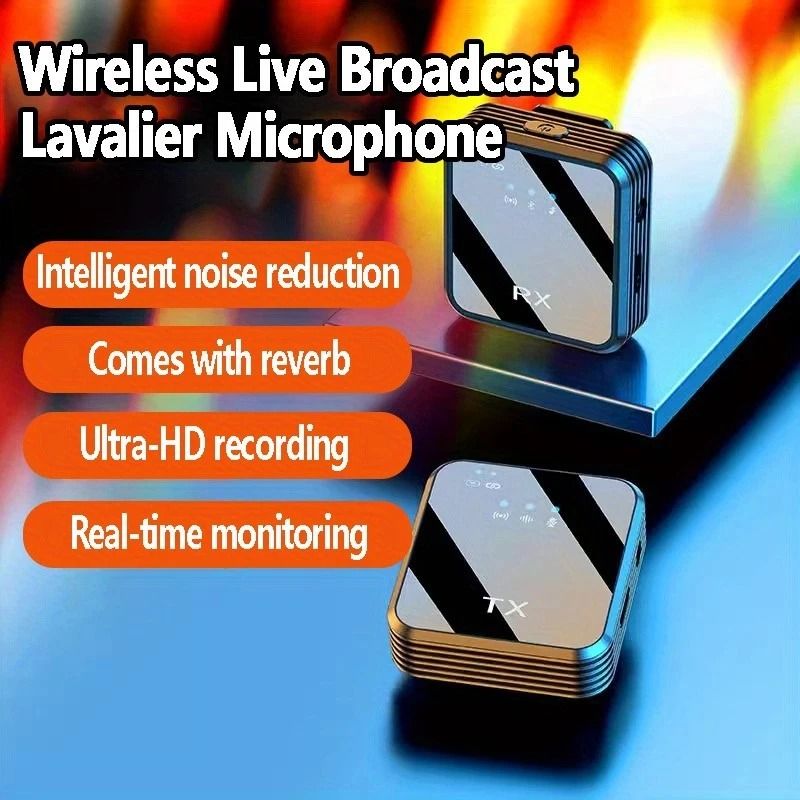3 In 1 Wireless Lavalier Microphone For IPhone Android Camera 11