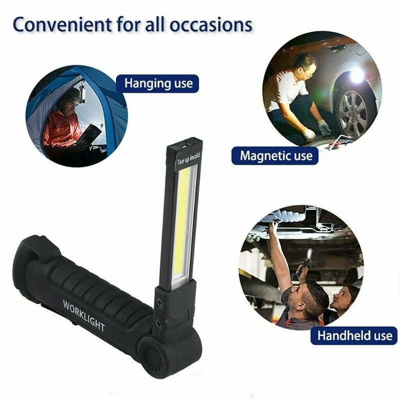 Rechargeable COB LED Work Light For Garage And Car Repair 12