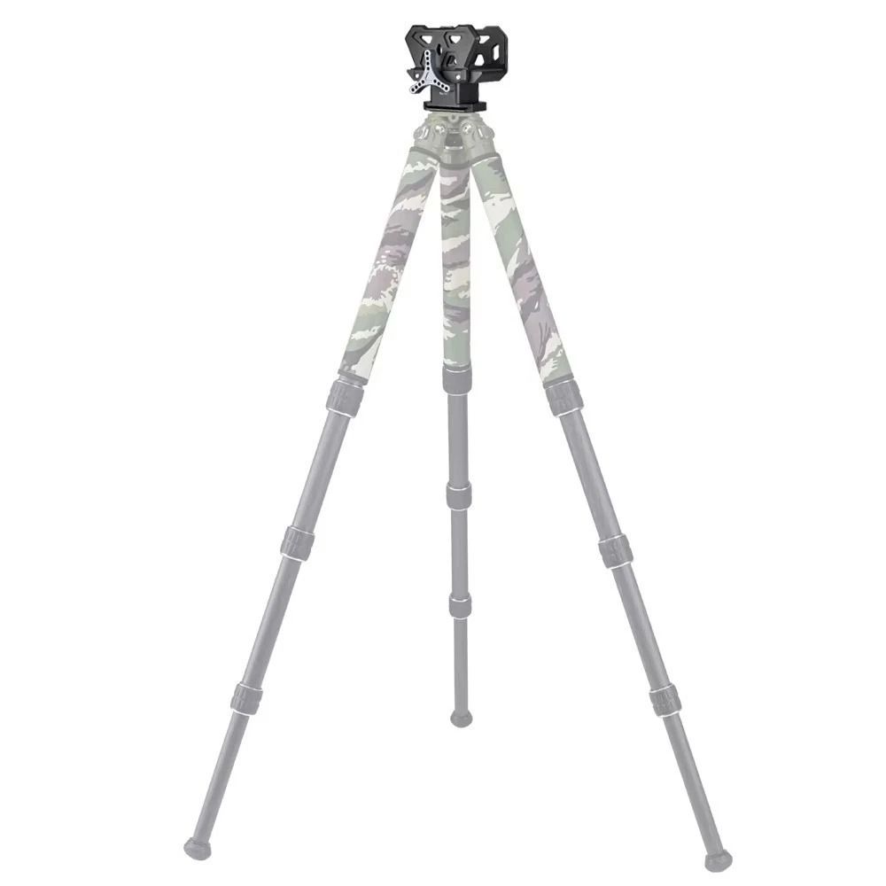 Aluminum Shooting Saddle Tripod Mount Tactical Clamp Hunting Adapter 2