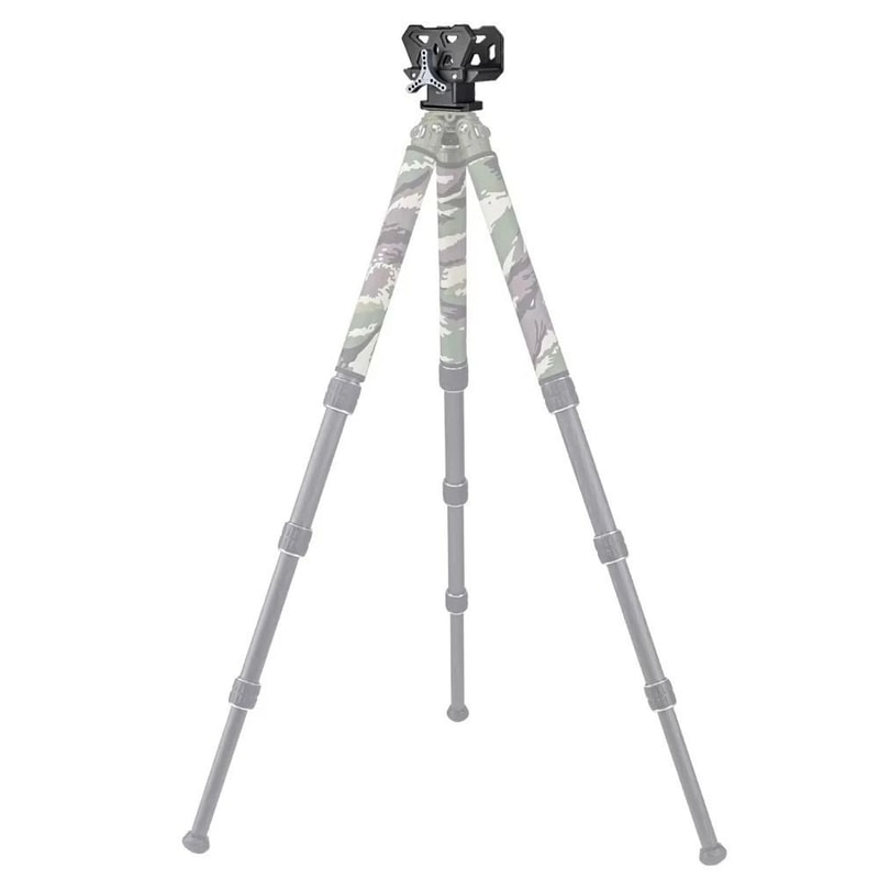 Aluminum Shooting Saddle Tripod Mount Tactical Clamp Hunting Adapter 2