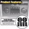 Chevy GMC HVAC Climate Control Button Stickers AC Dash Repair Kit 4