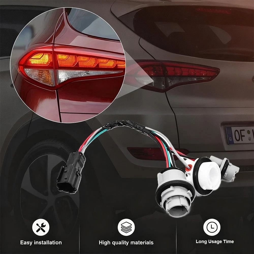 Hyundai Tucson Rear Tail Light Socket Wire Harness 12