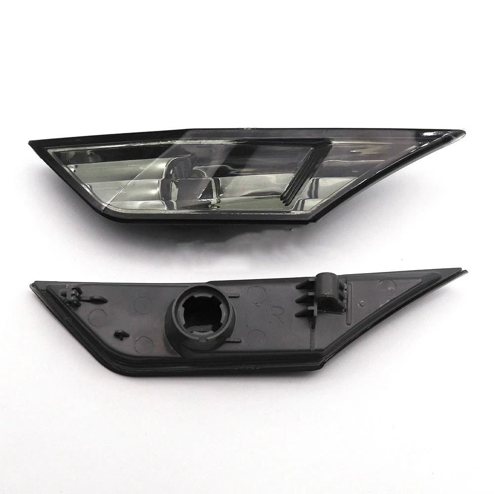 Smoked Front Bumper Side Marker Lights For Honda Civic Pair 4