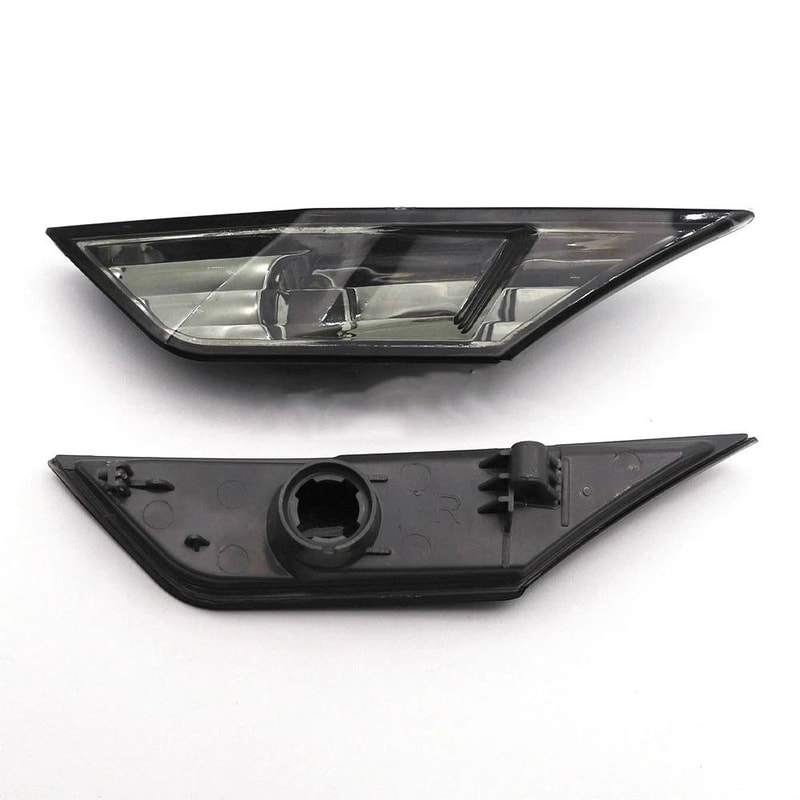 Smoked Front Bumper Side Marker Lights For Honda Civic Pair 4