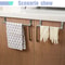 Over Cabinet Towel Bar No Drill Stainless Steel Kitchen Towel Holder 6